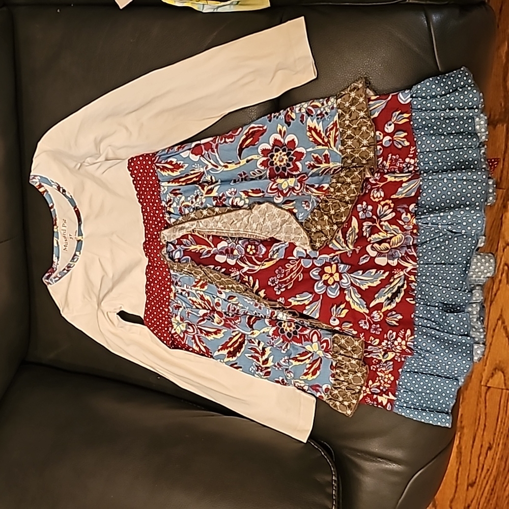 Excellent Condition Mustard Pie Dress Size 3t